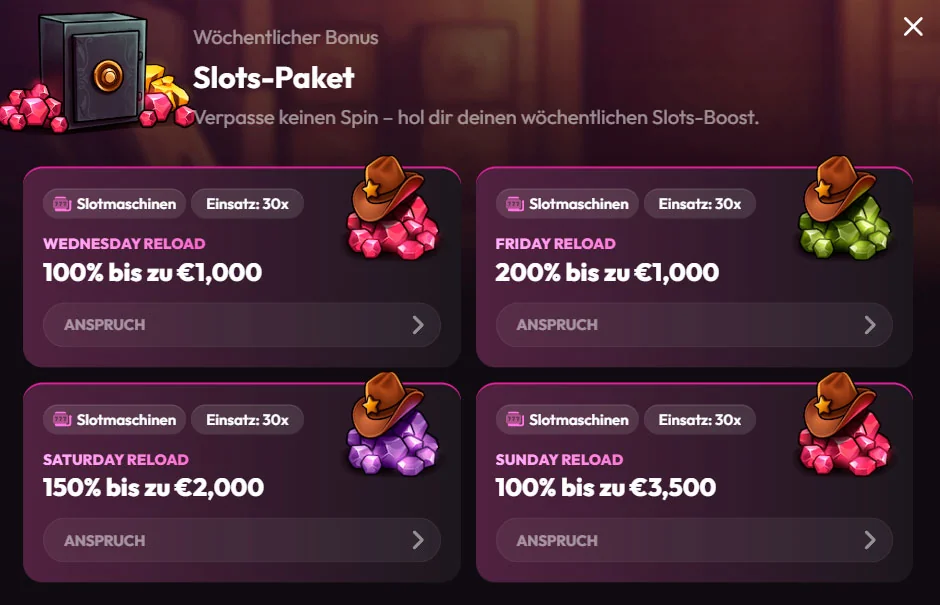 Slots Willkommensbonus madcasino