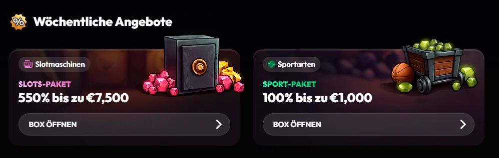 Willkommensboni madcasino